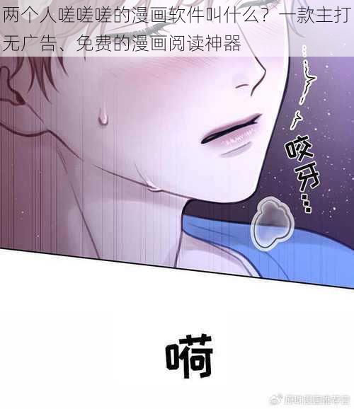 两个人嗟嗟嗟的漫画软件叫什么？一款主打无广告、免费的漫画阅读神器